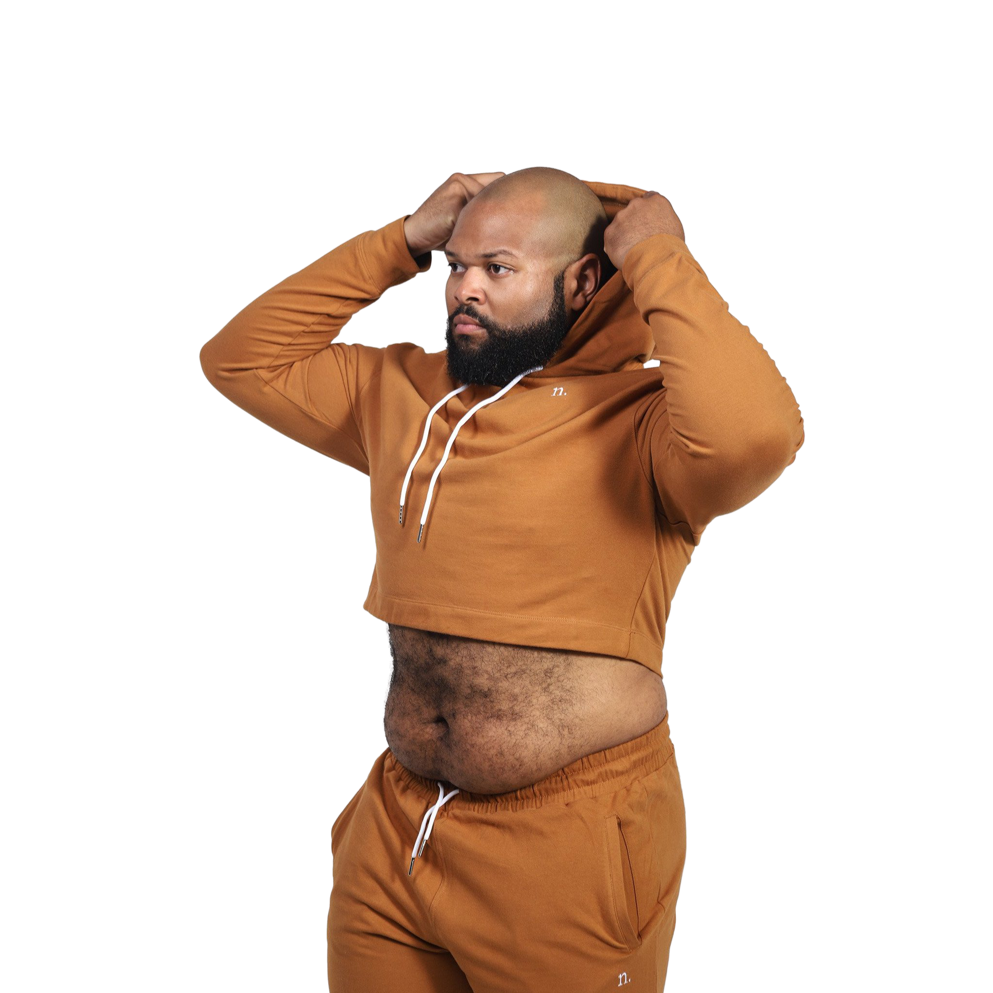 Cropped Hoodie Nude Skinz